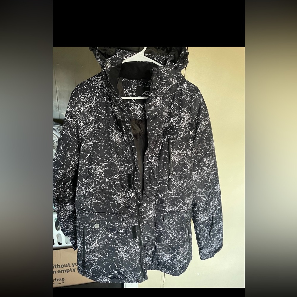 Black and White Patterned Jacket